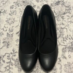Dream Pairs Women's Black Heals